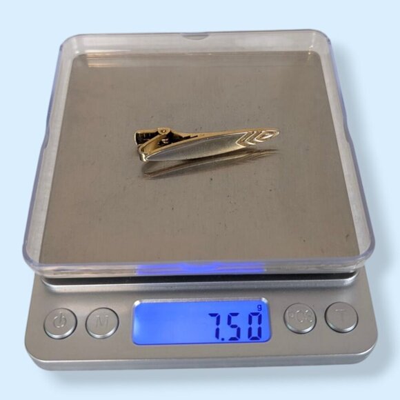 (2/$20) Vintage Anson Pointed Tie Clip - Picture 5 of 5